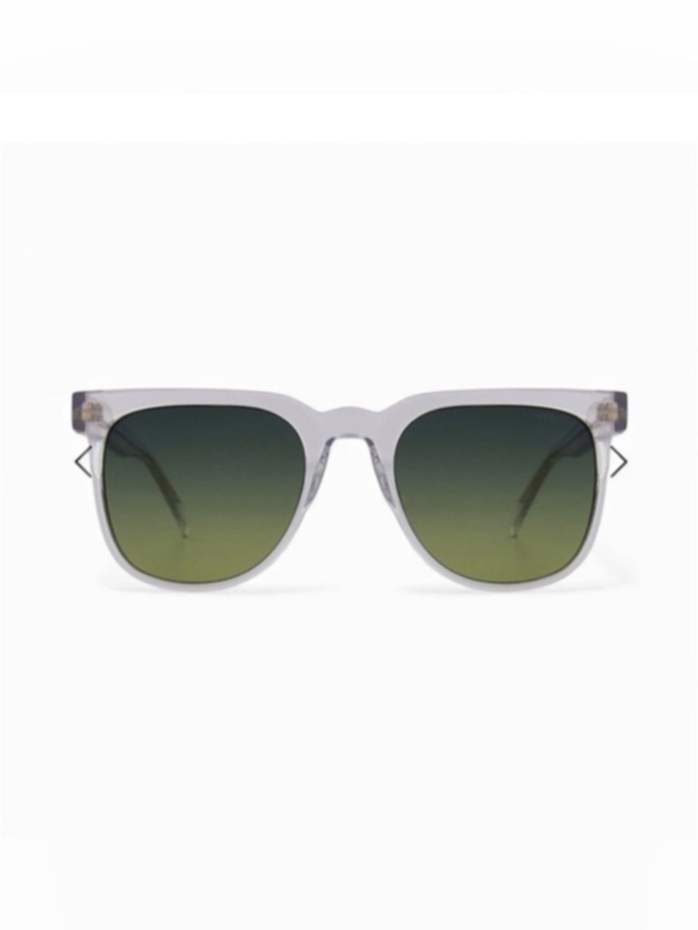 KOMONO Clear Sunglasses NEW Riviera UV400 Square Green
